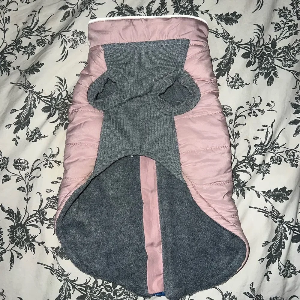 Pink dog sweater